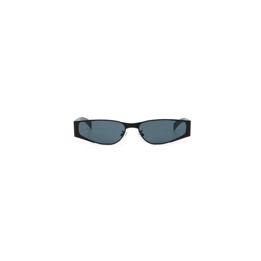Aespa Black Oval Sunglasses