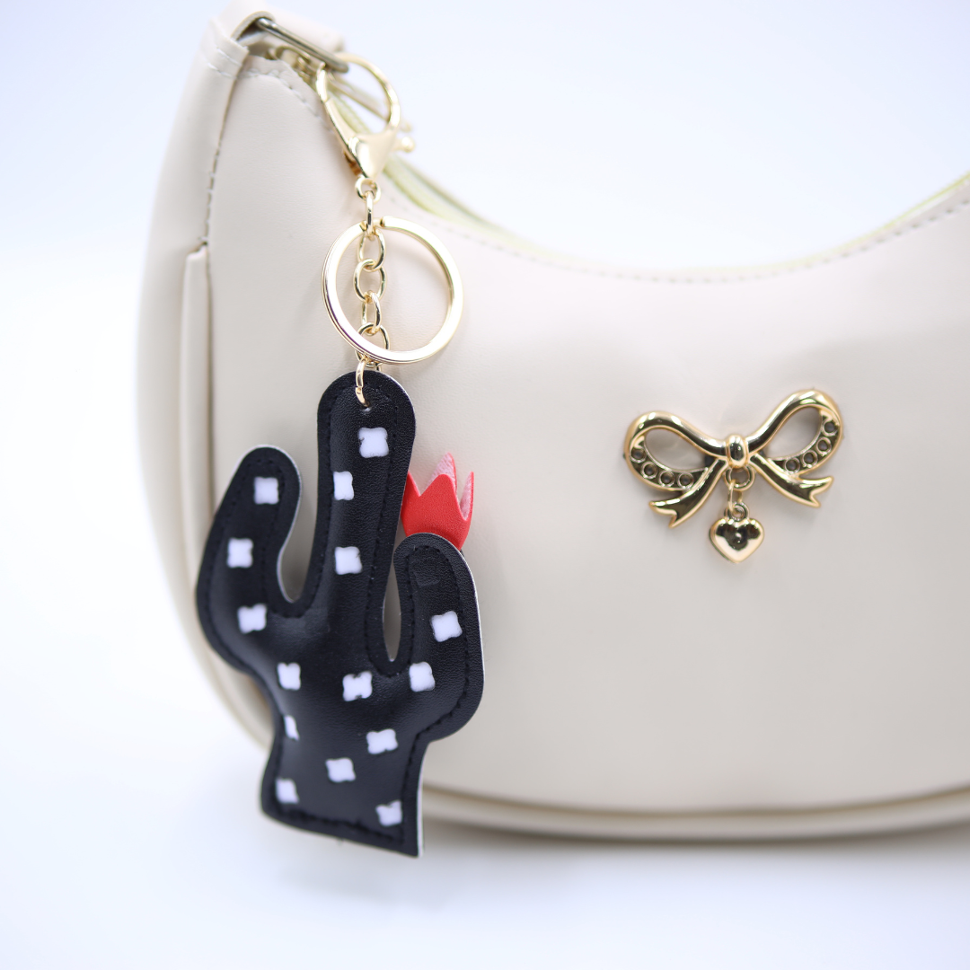 Loveza Blossom Cactus Bag Charm