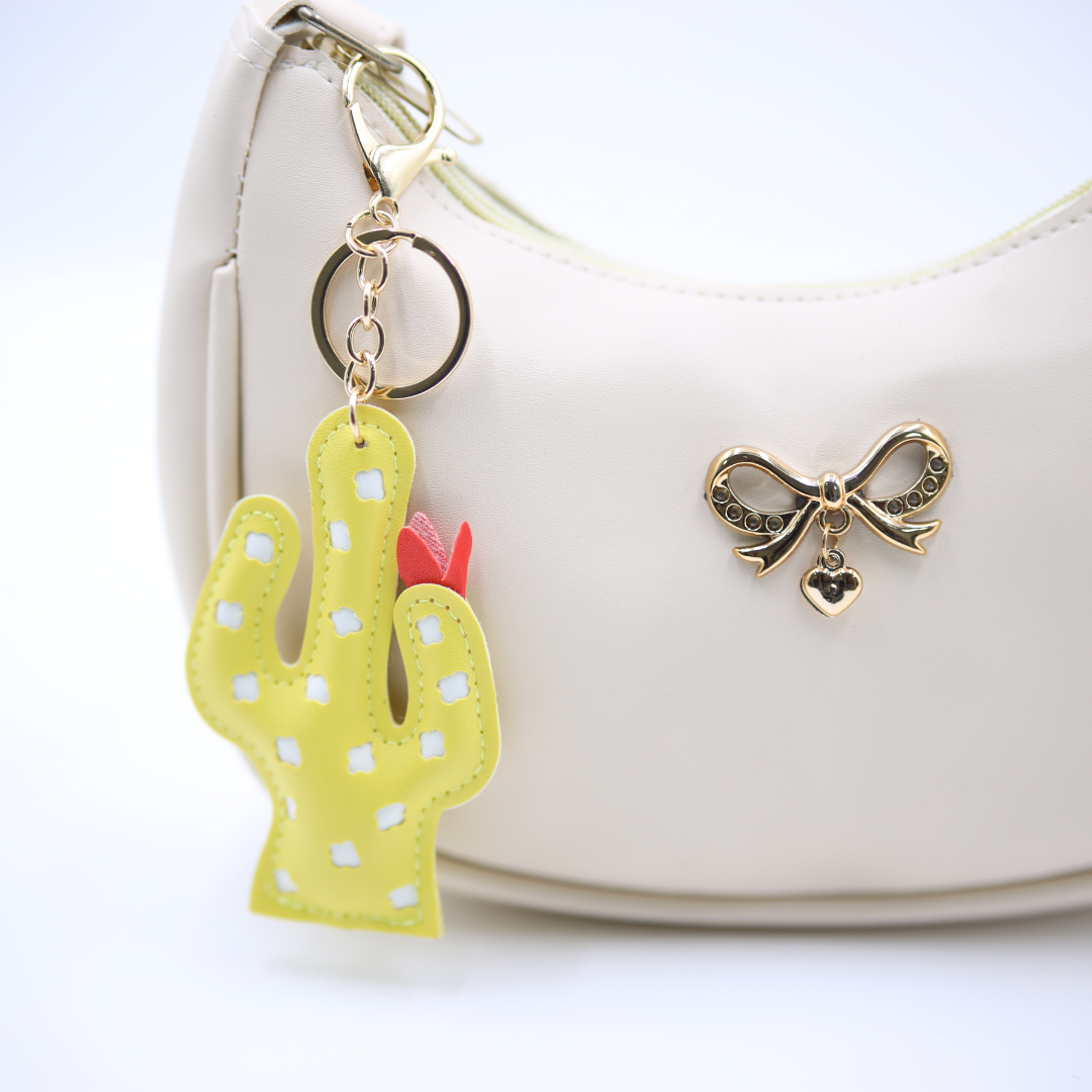 Loveza Blossom Cactus Bag Charm