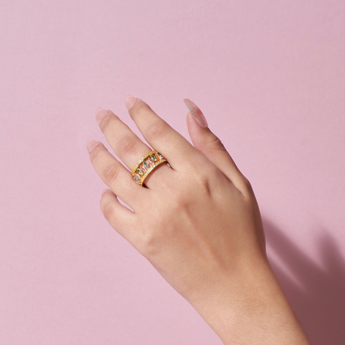 2 in 1 Baguette diamond Ring