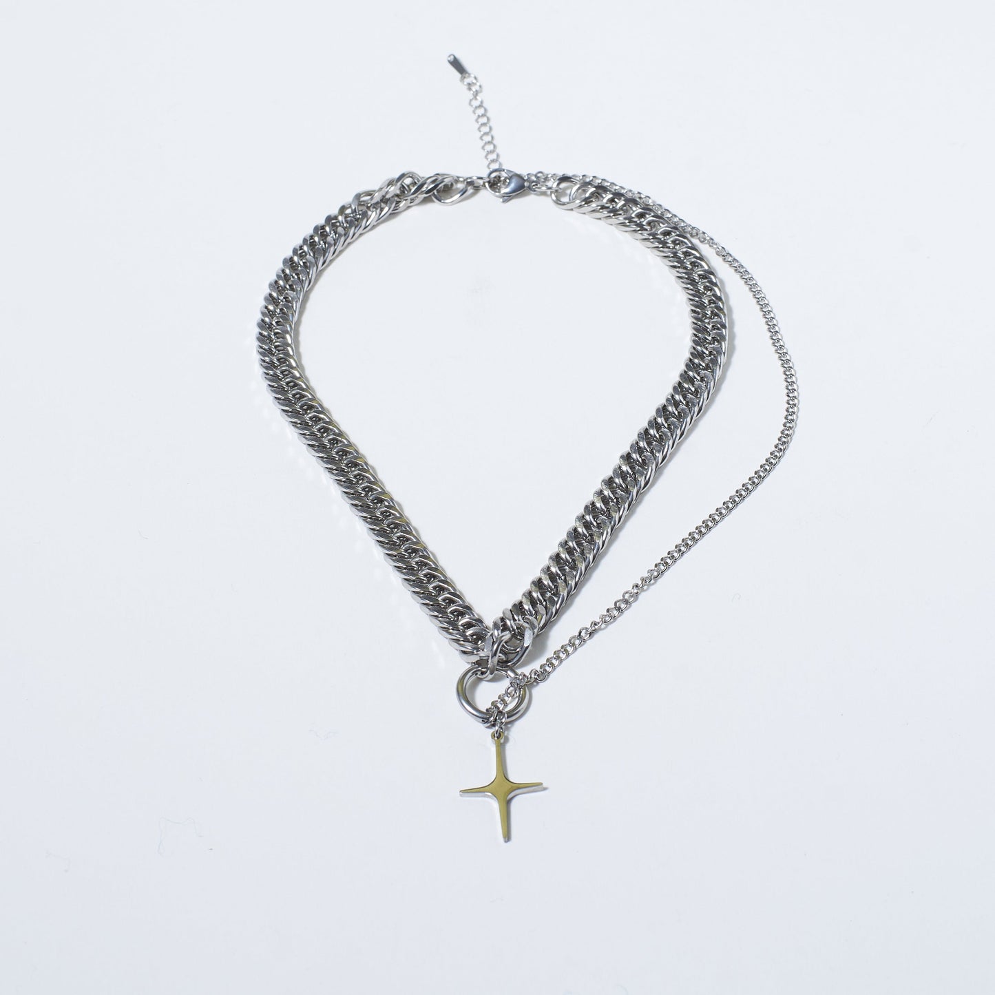 2 in 1 Starstruck Silver Necklace and Earring