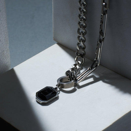 2 in 1 Stellar Shungite Silver Chain and Earring