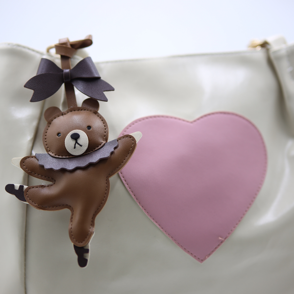 Loveza Ballerina Bear Bag Charm