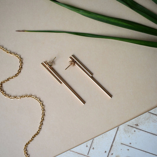 2-in-1 Creative Double Line Earrings