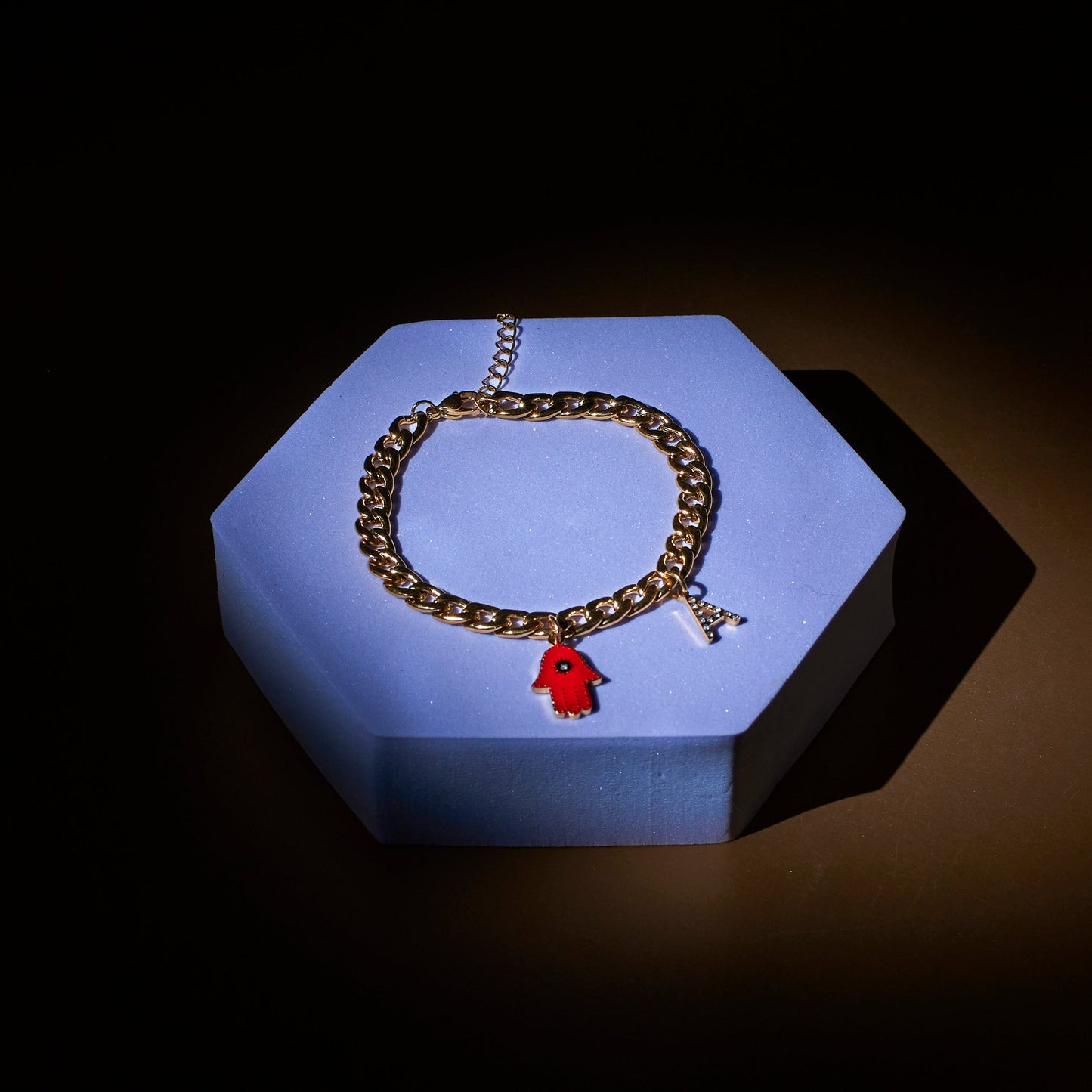 18K Gold Plated Evil Eye Personalized Bracelet