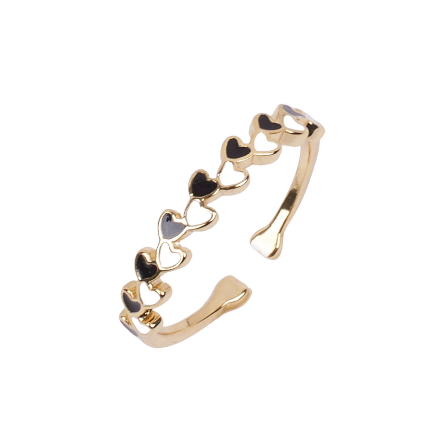 Aarna Black And White Enamel