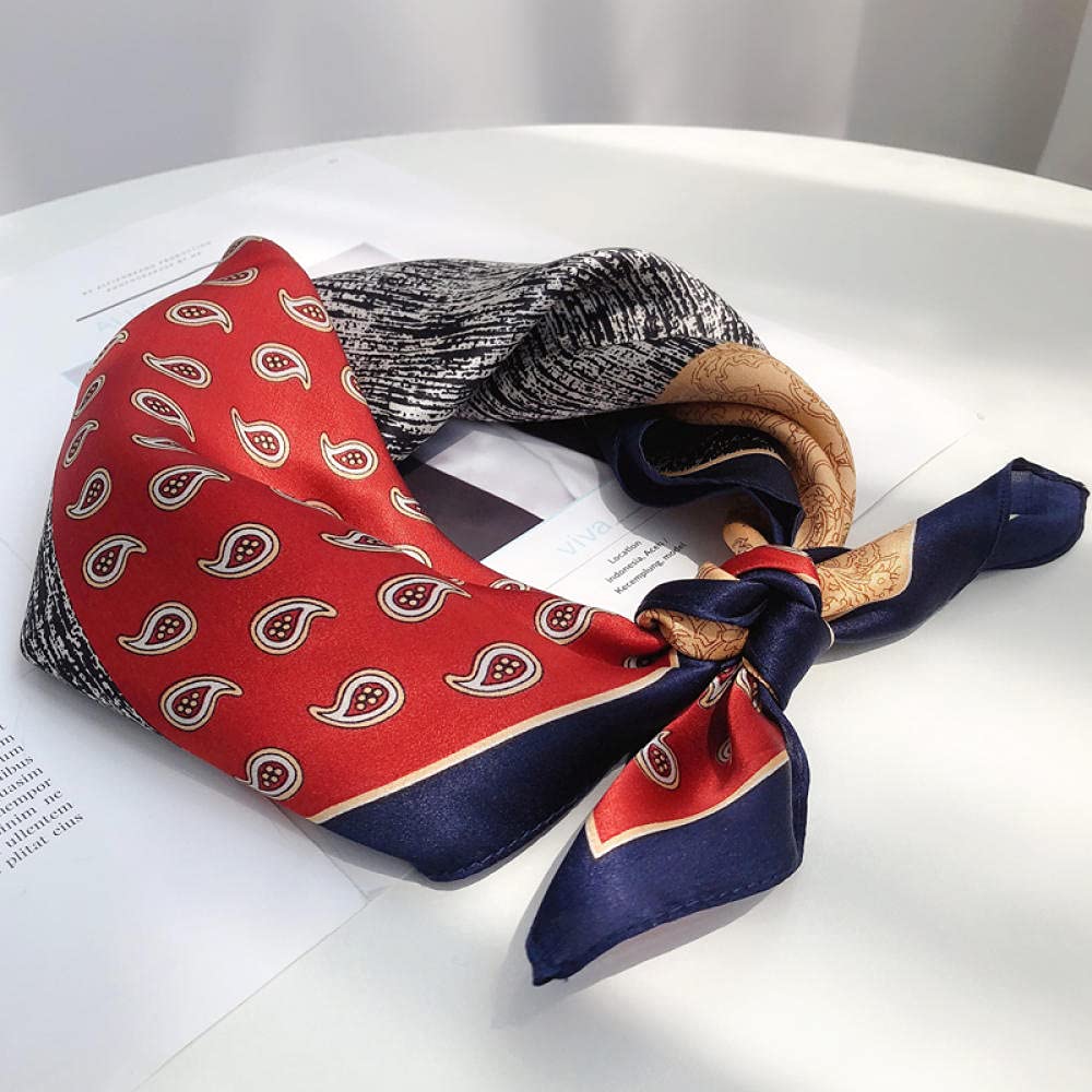 Abstract Print Square Scarf For Women