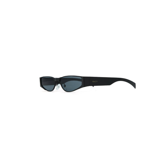 Aespa Black Oval Sunglasses