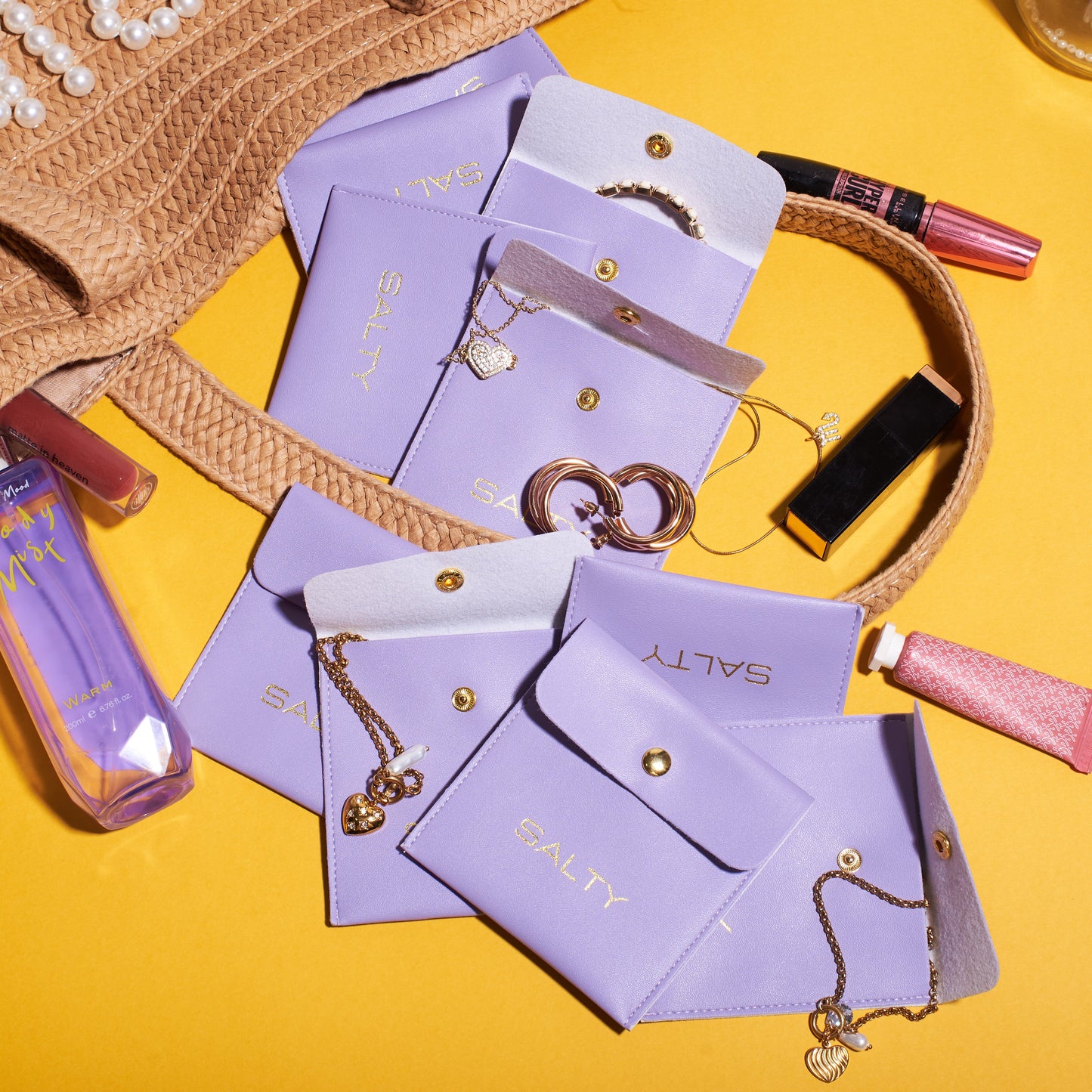 Jewellery storage Micro fiber Pouch