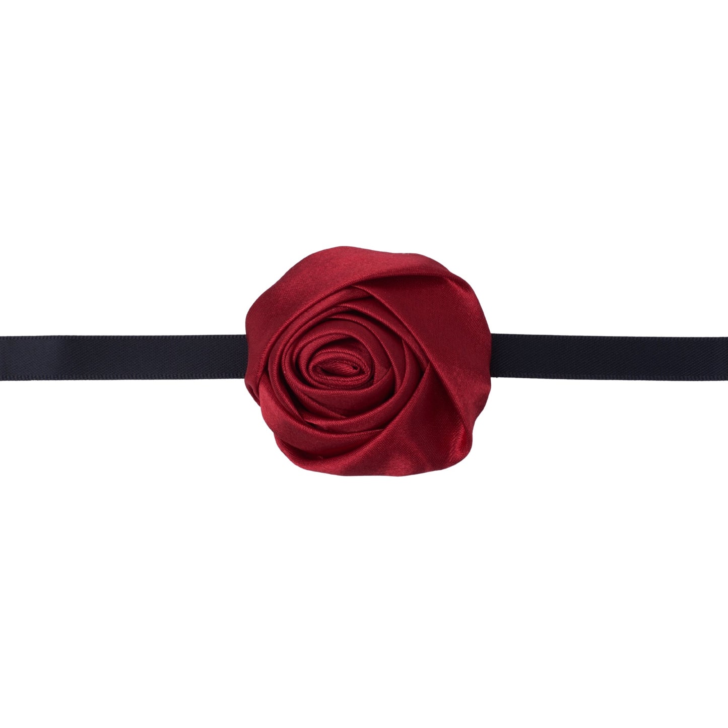 2-in-1 Noir Rose Hair Tie/Choker